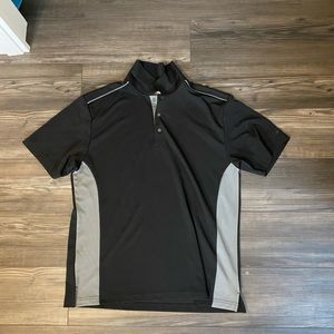 Men’s Grand Slam Polo, size XL, black and grey, good condition